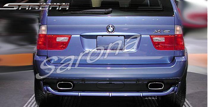 Custom BMW X5 Rear Add-on  SUV/SAV/Crossover Rear Lip/Diffuser (2000 - 2006) - $490.00 (Part #BM-005-RA)